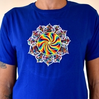 Rainbow Sun Embroidery T-shirt