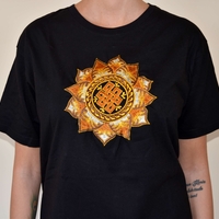 Shrivatsa sign in lotus