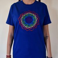 Shree Yantra Embroidery T-shirt