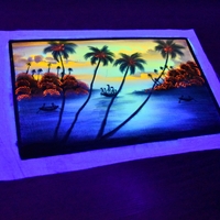 Hanmade UV LED Painting 
