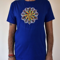 Rainbow Sun Embroidery T-shirt