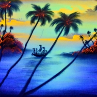 Hanmade UV LED Painting 