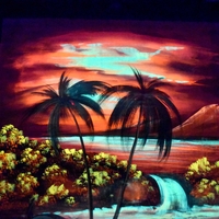 Hanmade UV LED Painting 