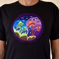 Fairy Yin and Yang Embroidery T-shirt