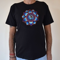 Lotus with OM Embroidery T-shirt