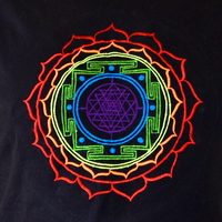 Shree Yantra Embroidery T-shirt