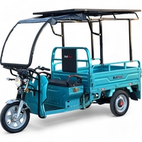 Селскостопанска Електрическа соларна карго триколка Bullmax S-800 | 2000W, 60V, 50AH