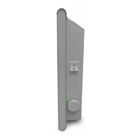 Влагозащитен конвектор за баня ADAX ECO 02 KBT, 250W, Електронен термостат
