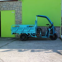 Електрическа Селскостопанска Триколка с Покрив 2000W Maxmotors