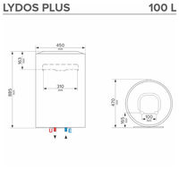 Вертикален бойлер Ariston LYDOS PLUS 100 V 1.8K EU