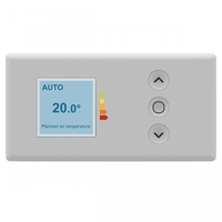 Лъчист конвектор Atlantic Tatou Digital 2 IO 1500W, Електронен програмируем термостат