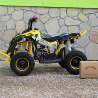 Детско бензиново ATV MaxMotors Grizzly SPORT – BLACK & YELLOW