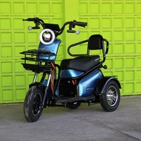 Двуместна електрическа триколка MaxMotors Pudding 1800W-48V-20Ah-BLUE