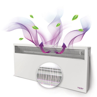 Конвектор TESY LivEco CN 051 150 EI CLOUD AS W с функция AirSafe, 1500W, Електронен термостат