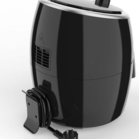 Еър фрайер EK-20126, 1200W, Вместимост на кошницата 2,6 L, Терморегулатор 80-200°С