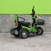 Двуместна електрическа триколка MaxMotors Pudding 1800W-48V-20Ah GREEN