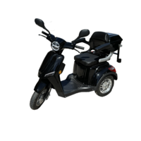 Електрическа триколка В1 | Черна, 1500W, 5 батерии, 2024