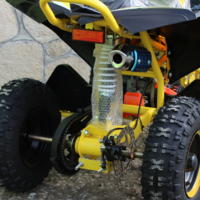 Детско бензиново ATV MaxMotors Grizzly SPORT – BLACK & YELLOW
