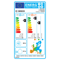 Инверторен климатик Bosch CL3000iU W 70 E/CL3000i 70 E Climate 3000i, 24000 BTU, Клас A++