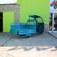 Електрическа Селскостопанска Триколка с Покрив 2000W Maxmotors