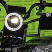 Двуместна електрическа триколка MaxMotors Pudding 1800W BLACK