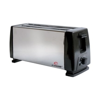 Тостер ЕК-003 S/S Двоен, Капацитет - 4 филийки, 1300W, 6 степени на препичане
