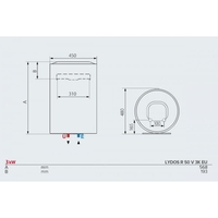 Вертикален бойлер Ariston LYDOS R 50 V 3K EU