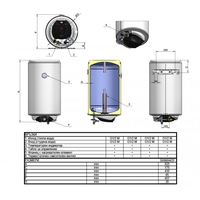 Вертикален бойлер Eldom Thermo Fix SV08044TF 80л