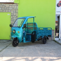 Електрическа Селскостопанска Триколка с Покрив 2000W Maxmotors