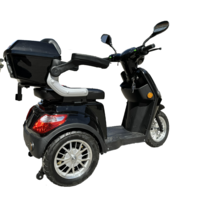 Електрическа триколка В1 | Черна, 1500W, 5 батерии, 2024