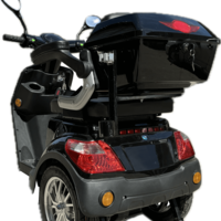 Електрическа триколка В1 | Черна, 1500W, 5 батерии, 2024