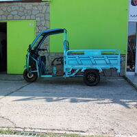 Електрическа Селскостопанска Триколка с Покрив 2000W Maxmotors