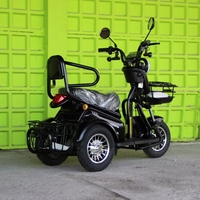 Двуместна електрическа триколка MaxMotors Pudding 1800W BLACK