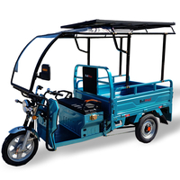 Селскостопанска Електрическа соларна карго триколка Bullmax S-800 | 2000W, 60V, 50AH