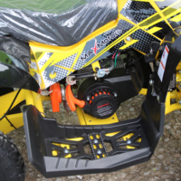 Детско бензиново ATV MaxMotors Grizzly SPORT – BLACK & YELLOW
