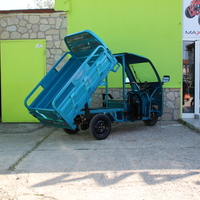 Електрическа Селскостопанска Триколка с Покрив 2000W Maxmotors