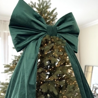 Коледна панделка (кадифе)