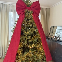 Коледна панделка (кадифе)