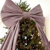 Коледна панделка (кадифе)