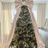 Коледна панделка (кадифе)