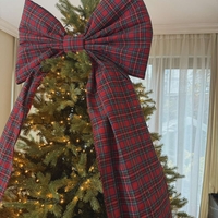Коледна панделка (каре)