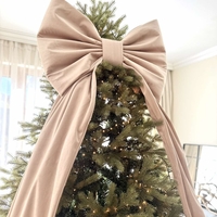 Коледна панделка (кадифе)