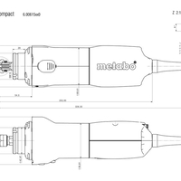 Шлайф прав 710W рег. обороти METABO GE 710 COMPACT