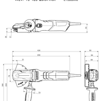 Ъглошлайф 125mm 1000W METABO WEVF 10-125 QUICK INOX