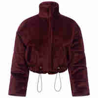 NAMELESS Velvet Bomber jacket