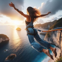 Картина с мотивиращ цитат – „Свободата започва там, където свършва страхът