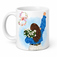 Чаша „Честит 8 март“ – Подарък за жена с красиво послание