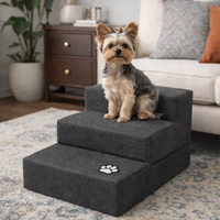 Тройни стълби за дребни породи кучета и котки