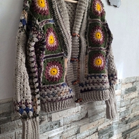 Hand Knitted Cardigan 