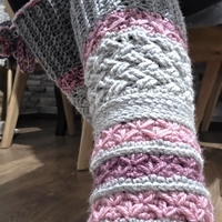 Hand Knitted Gaiters/Warm Winter Accessories